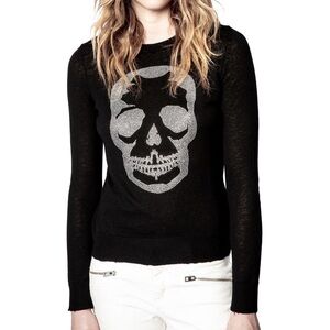 Zadig & Voltaire Miss Bis black cashmere top